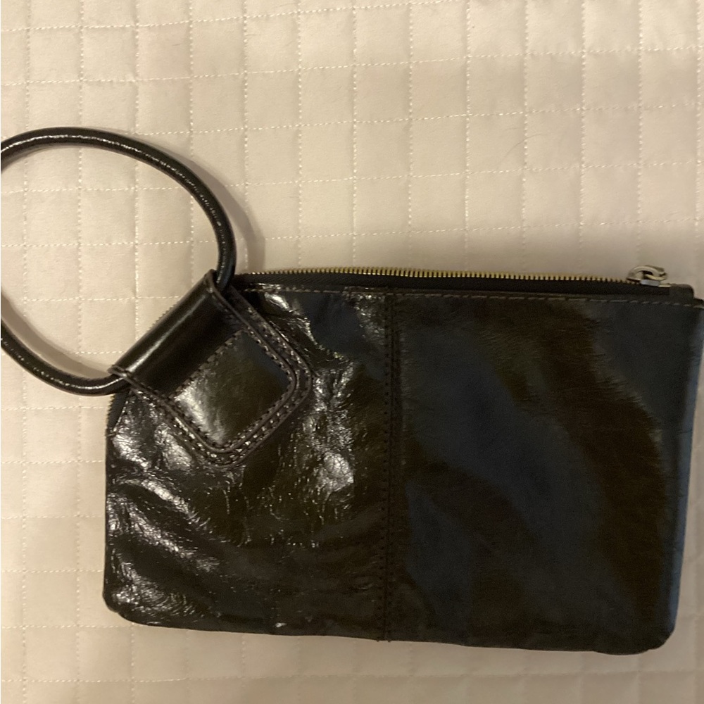 HOBO leather wristlet clutch